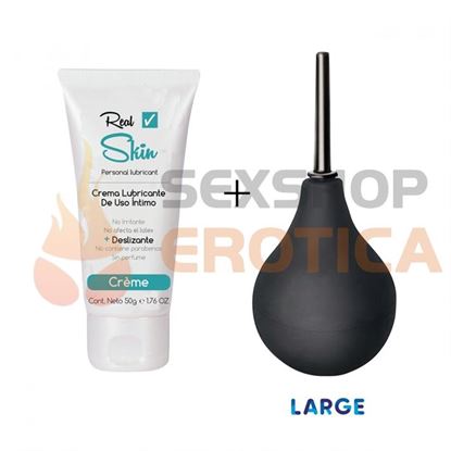 Ducha anal de 150 ml mas crema de regalo